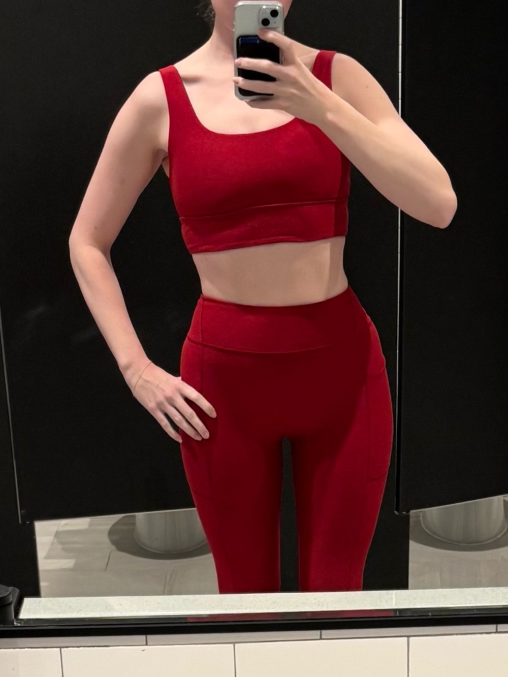 VSX LuxMarl Legging & Longline Sports Bra Set - Picture 4 of 5